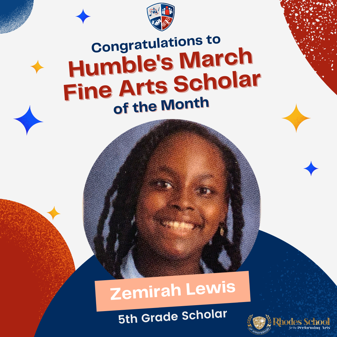 Humble's March 23 Fine Arts Scholar