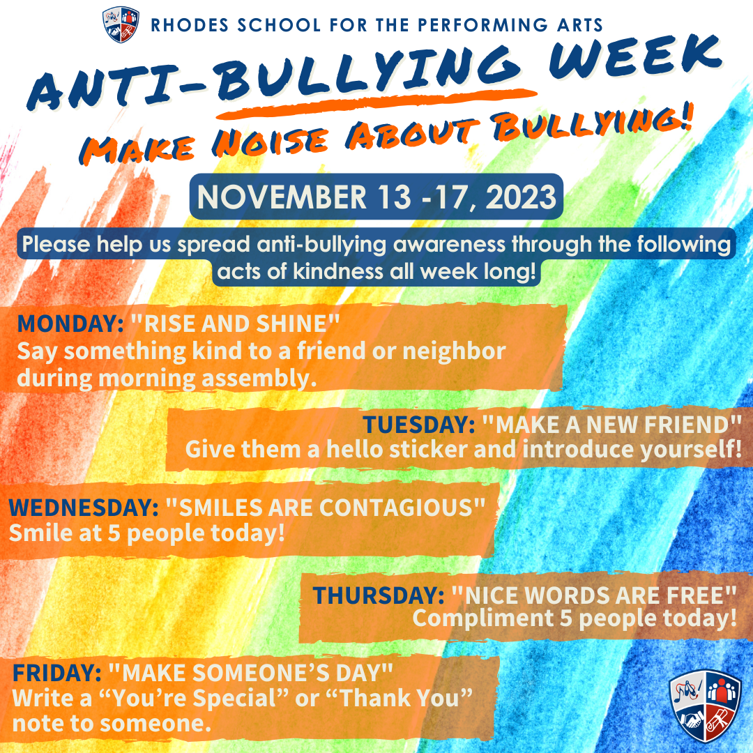 Anti-Bullying Week 2023  Stephen Foster Elementary PTA