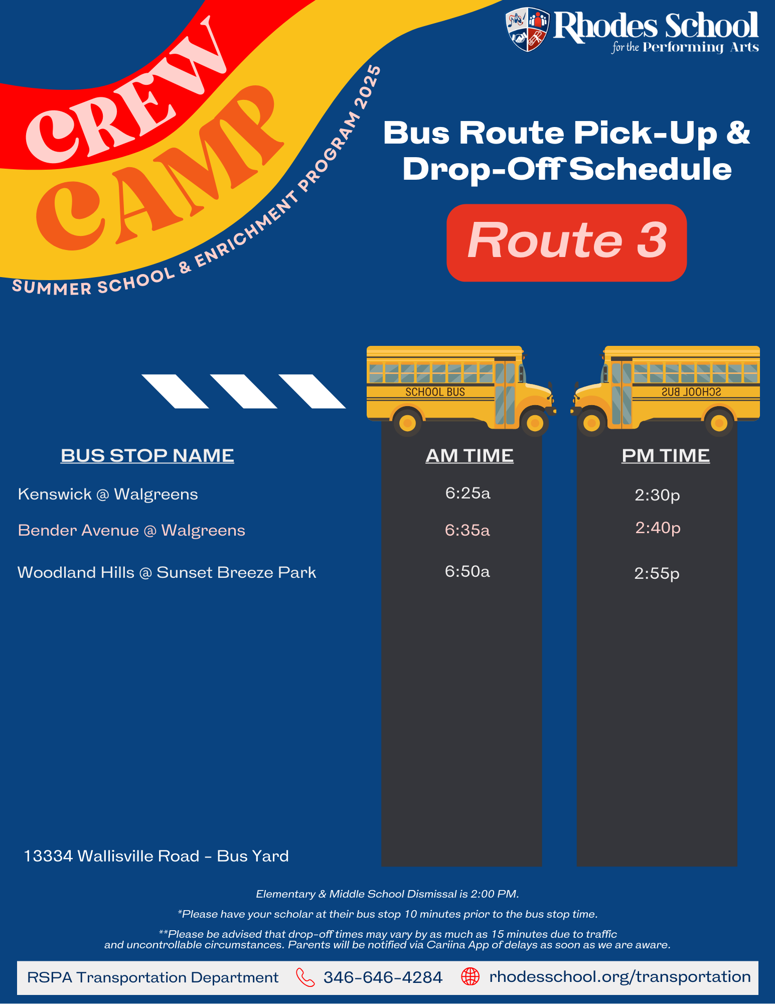 Summer School 2025 Route 3