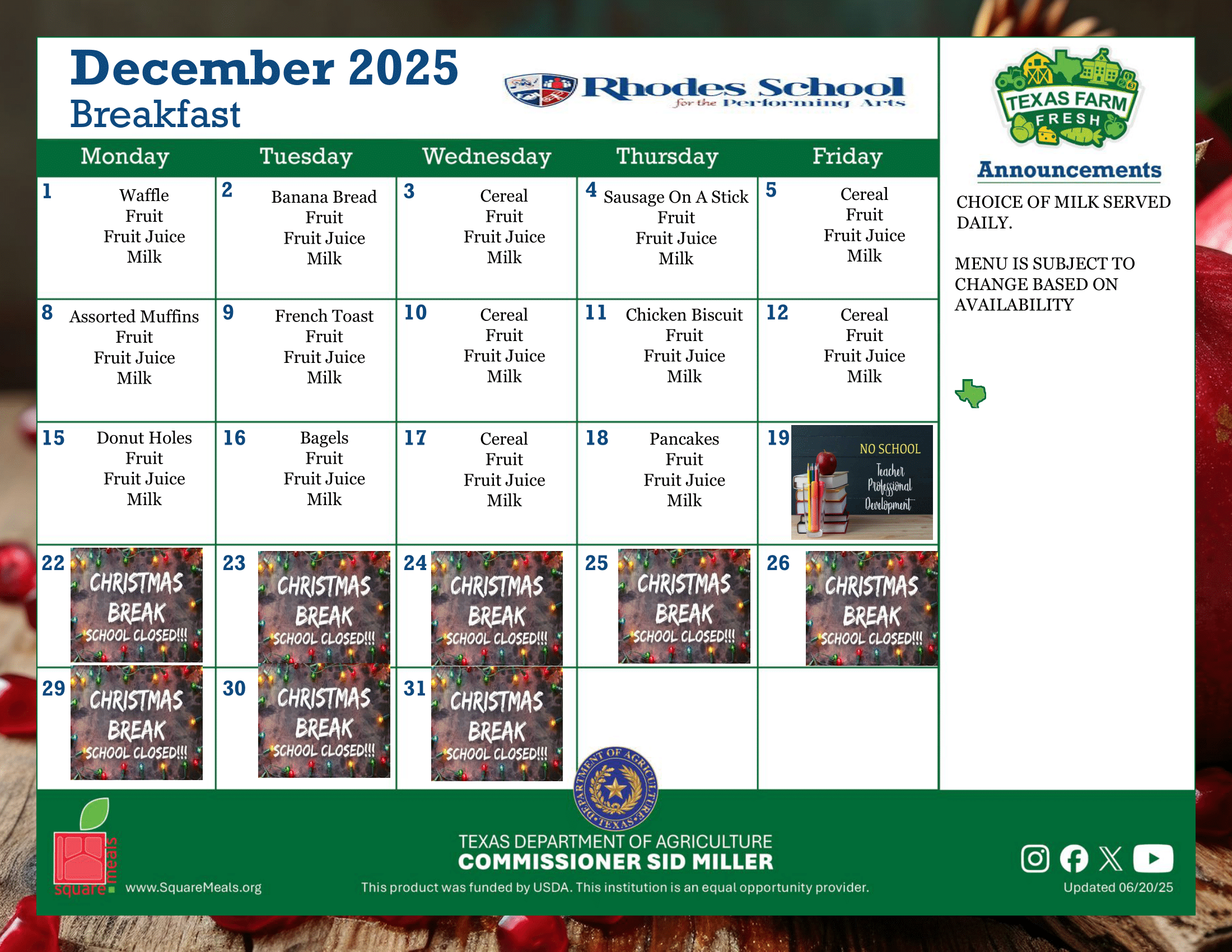 December Breakfast Menu 2025-1