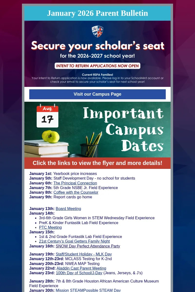 January 2026 Parent Bulletin2 Preview
