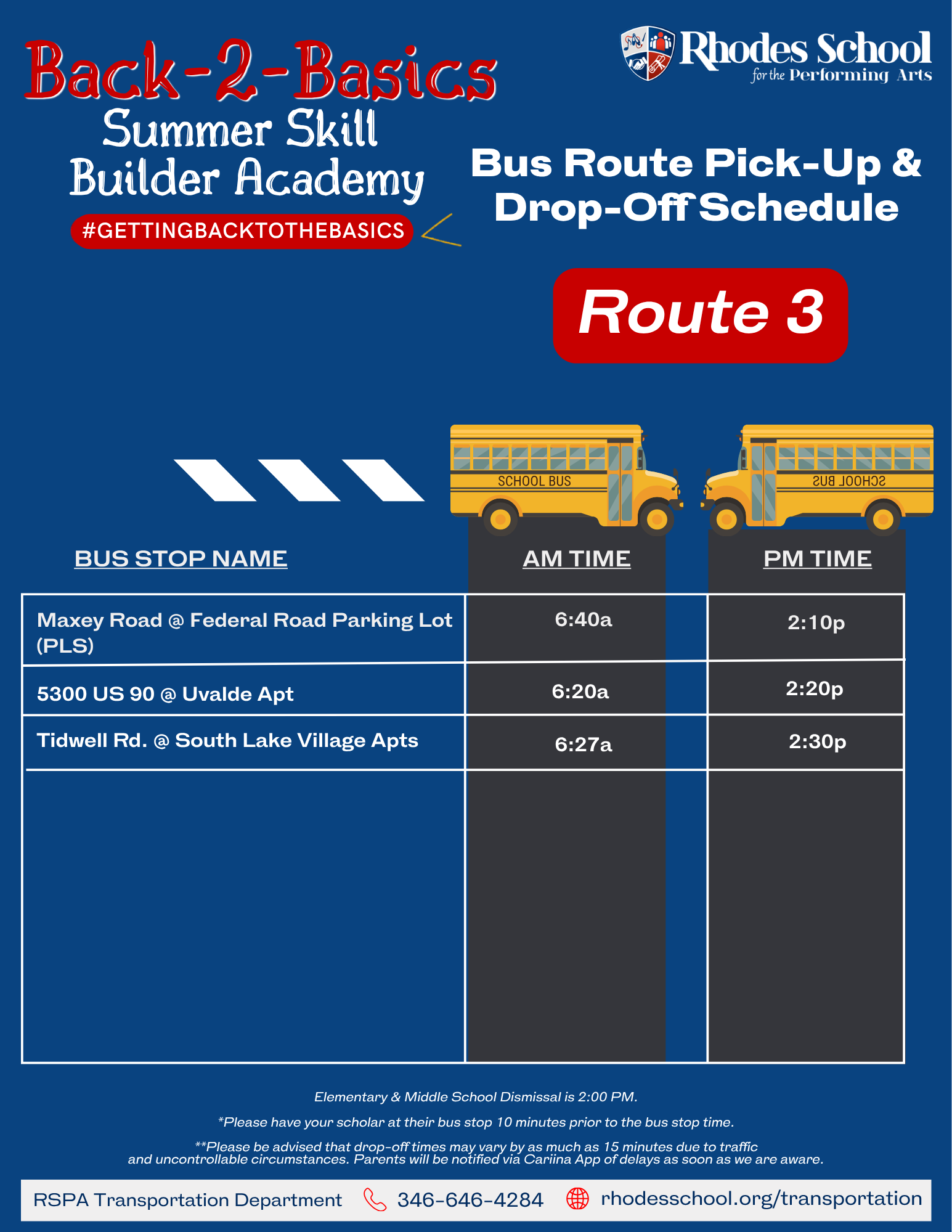 Summer School 2026 Route 3
