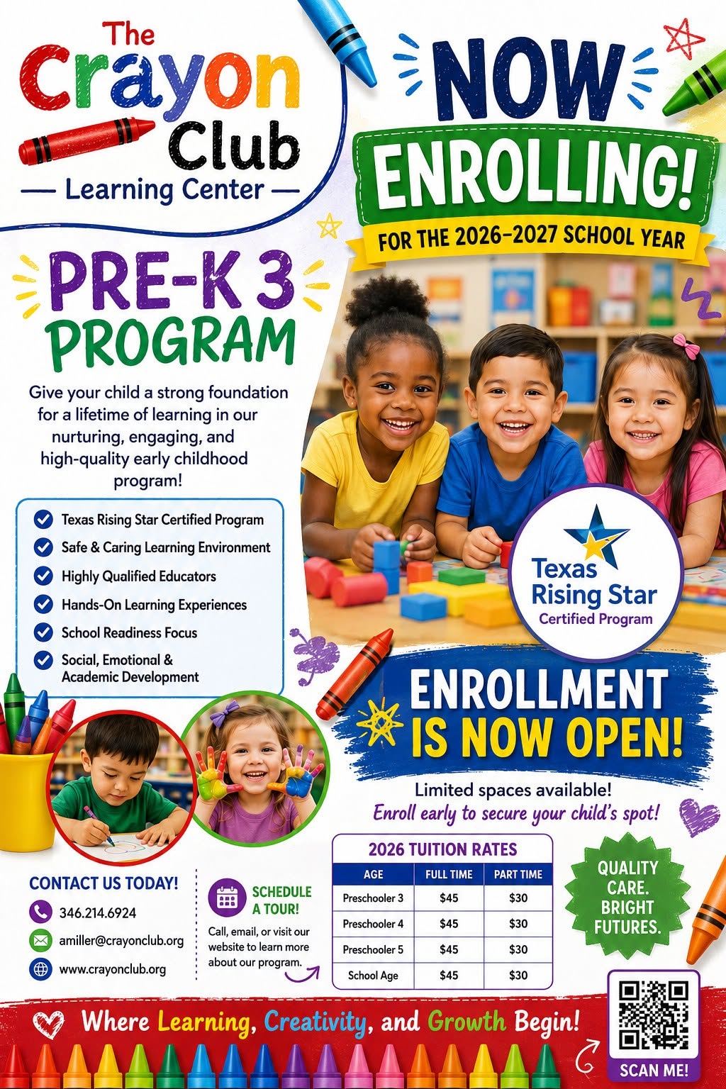 Crayon Club Fall 26 Enrollment
