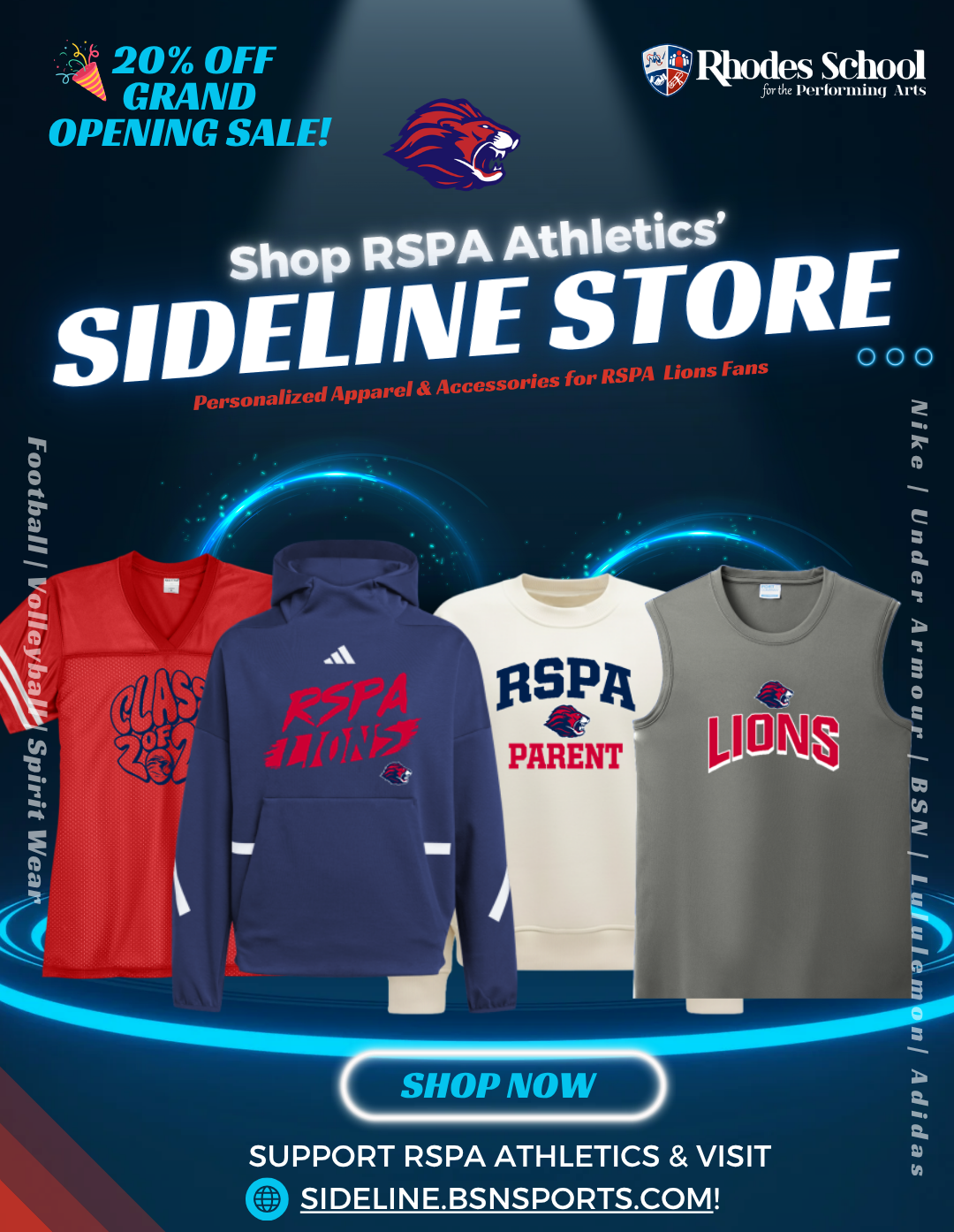 RSPA Athletic Sideline Store 26 flyer